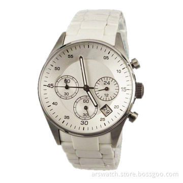 Silicone Analog Watches, Alloy Case Inside, Silicone Wrapping and Band, Japan Quartz MovementNew